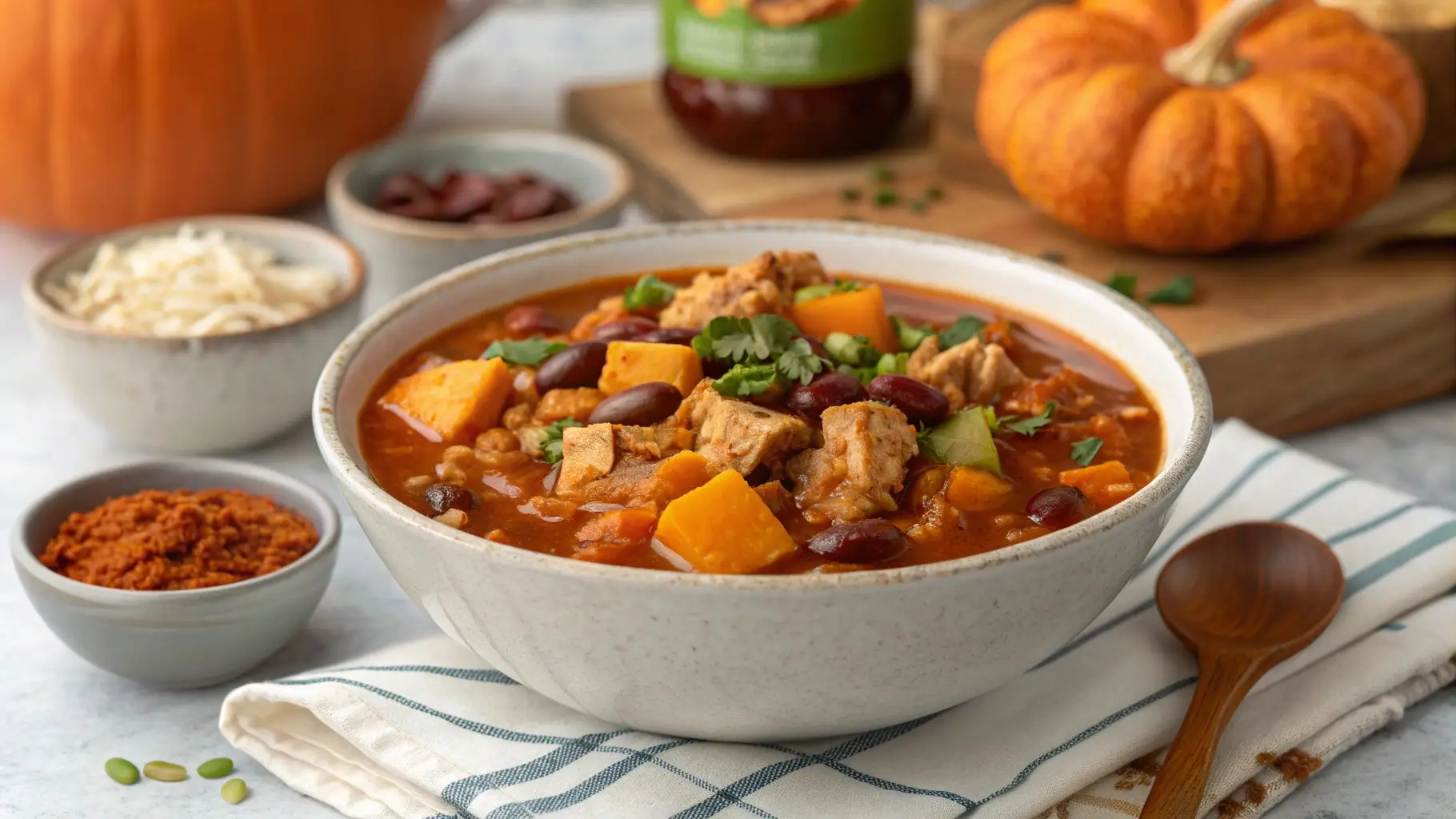Instant Pot Turkey Pumpkin Chili (When You Need Dinner FAST)
