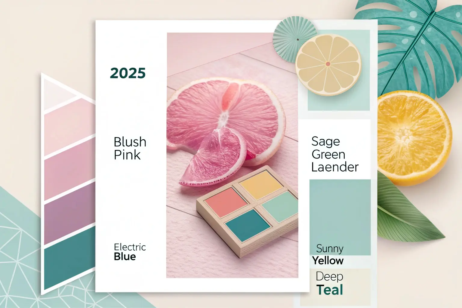 What colors will be trending in design in 2025?