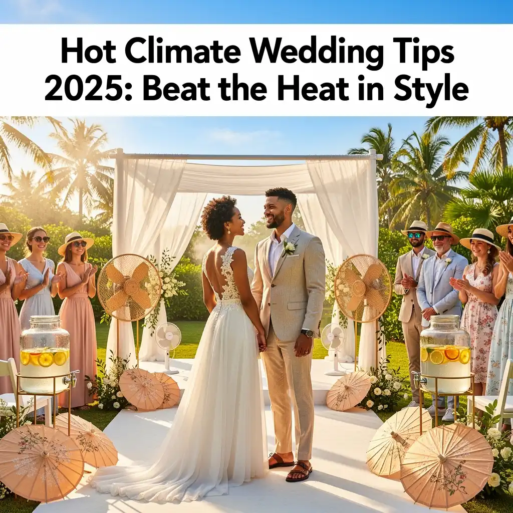 Hot Climate Wedding Tips 2025: Beat the Heat in Style