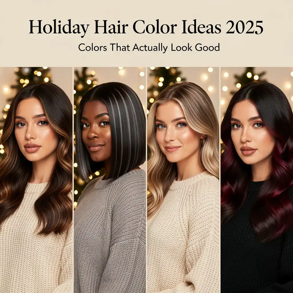 Holiday Hair Color Ideas for 2025 (And Colors That Actually Look Good)