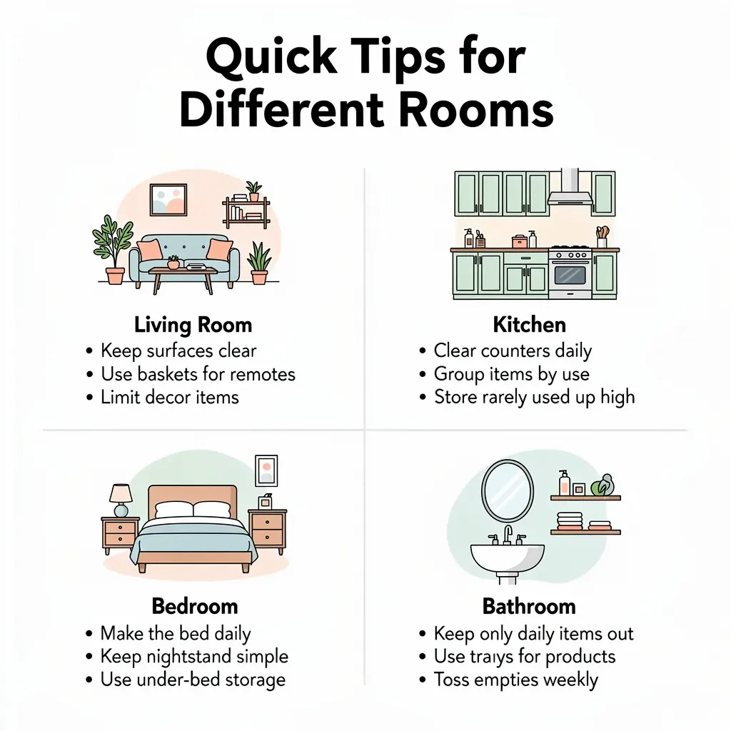 Quick Tips for Different Rooms