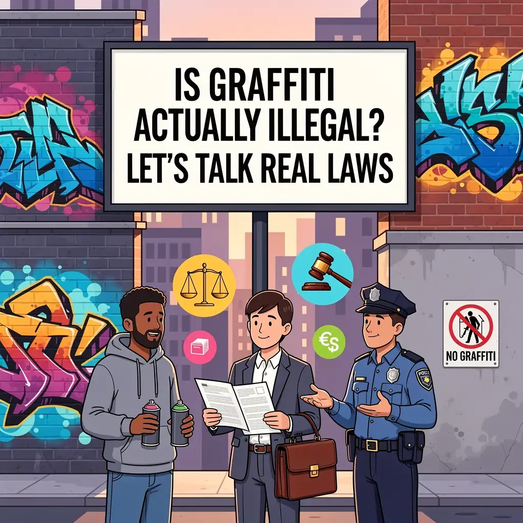 Is Graffiti Actually Illegal? Let's Talk Real Laws