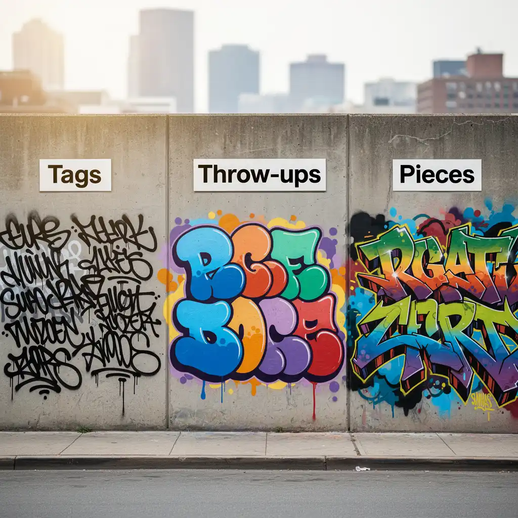 The Three Main Types of Graffiti