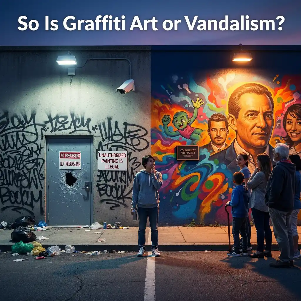 So Is Graffiti Art or Vandalism?