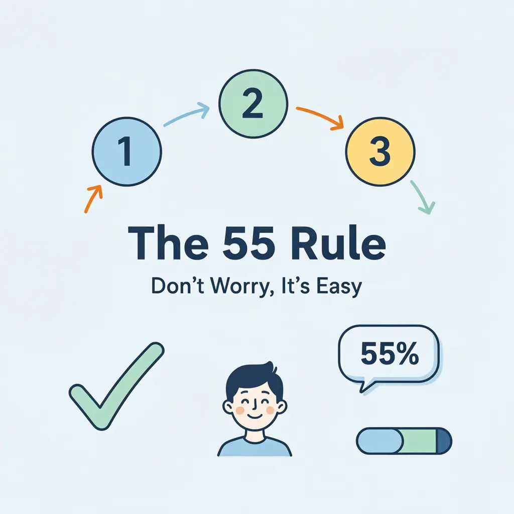 The 55 Rule (Don't Worry, It's Easy)