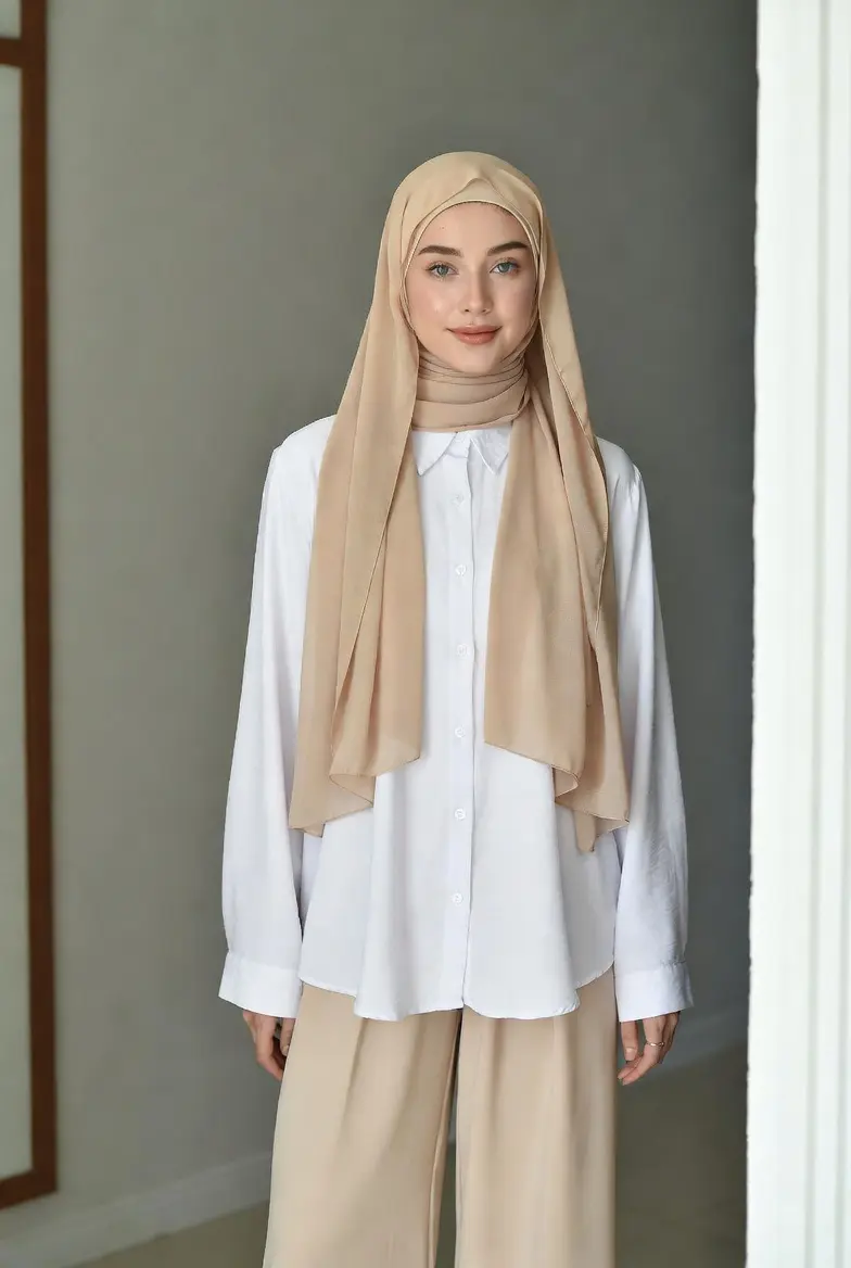 The Classic Beige and White Combo