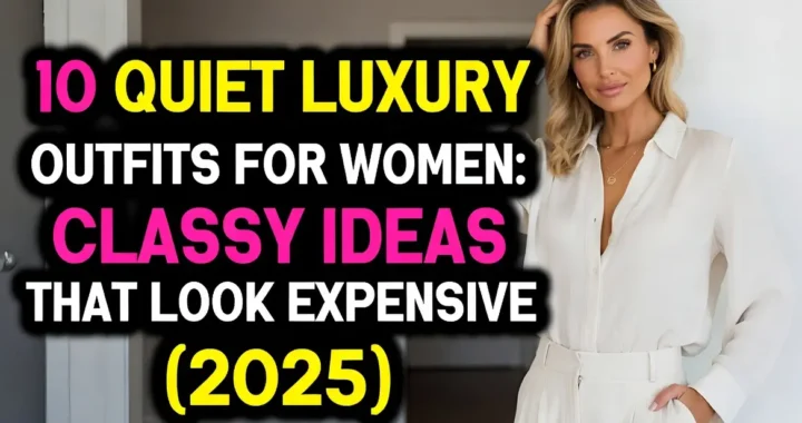 10 Quiet Luxury Outfits for Women: Classy Ideas That Look Expensive (2025)