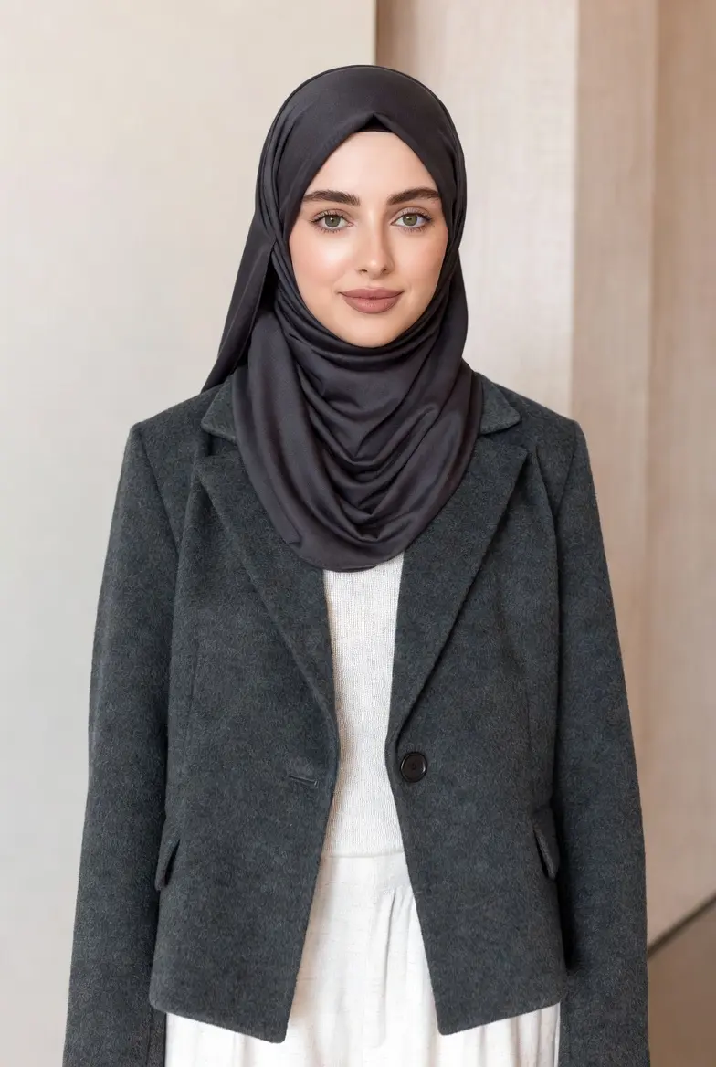 Charcoal and Nude Balance