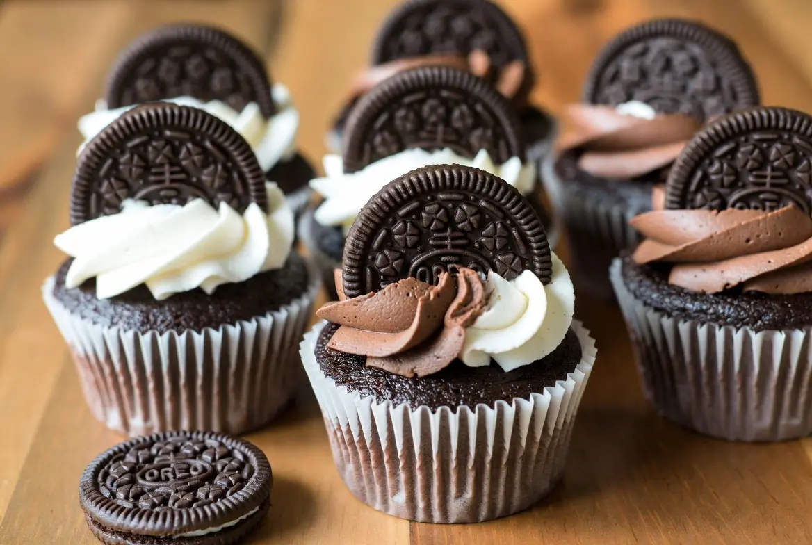 Oreo Surprise Cupcakes