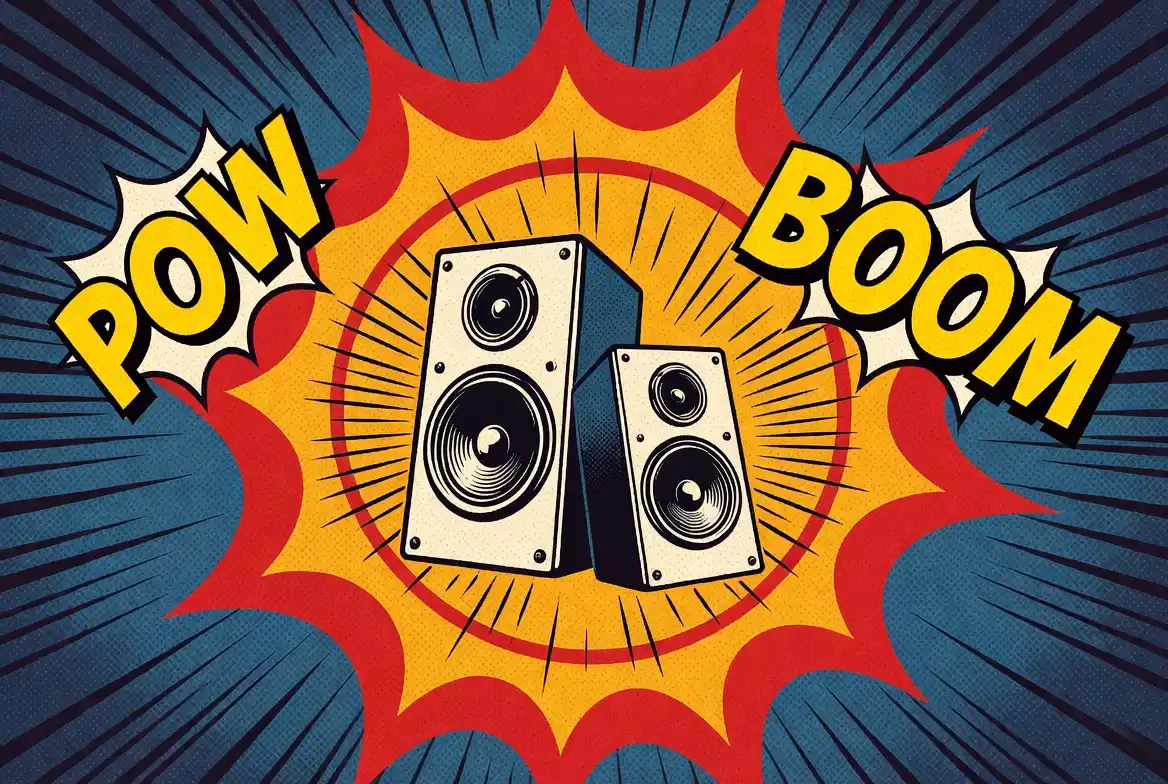 Comic Book Sound Waves