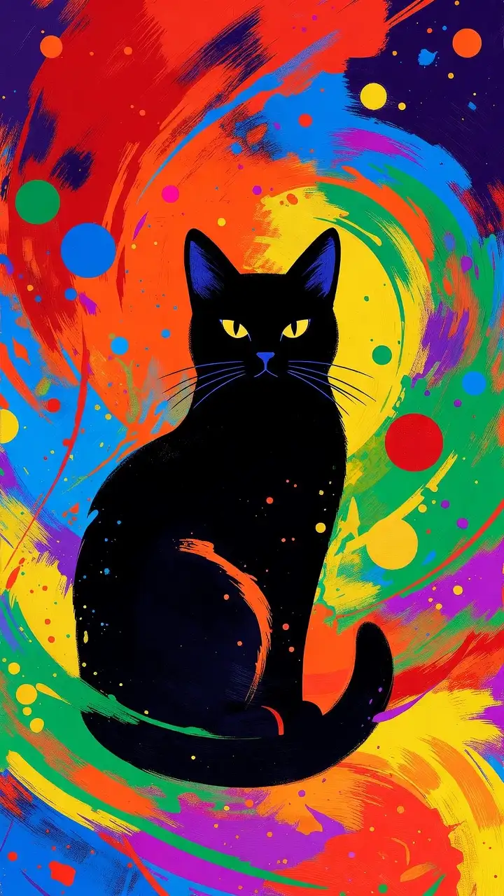 Black Cat Silhouette 