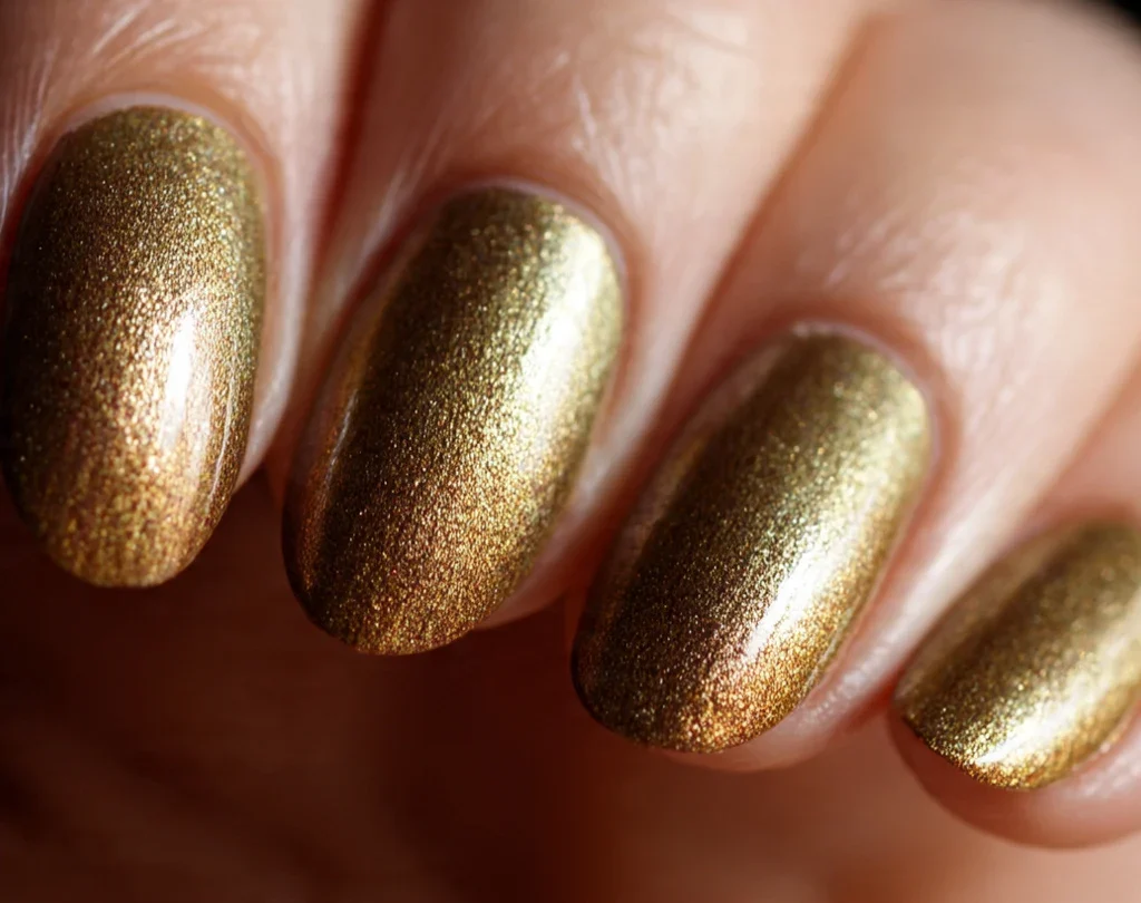 metallic_antique_gold_nails_slightly_tarnished_vintage_looking