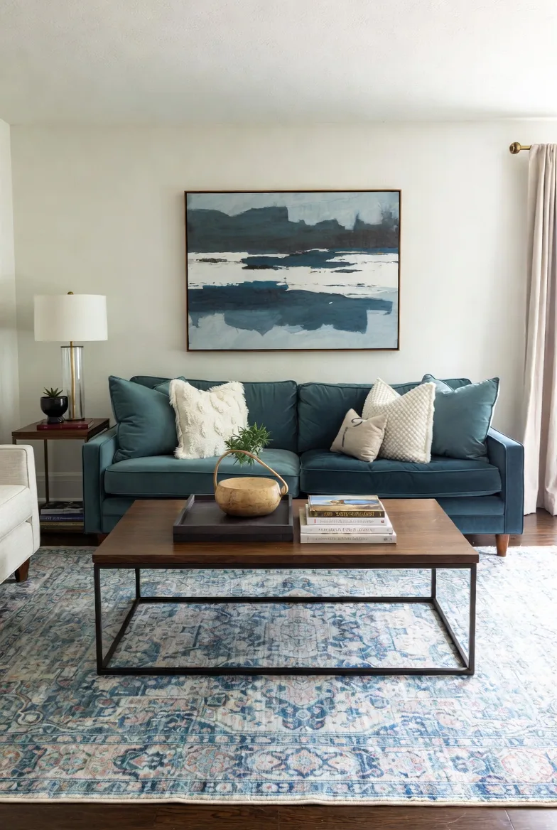 Pottery Barn Living Room Ideas On A Budget (The Line-by-Line Hack) Okay, let’s get down to brass tacks. You want the look. You don’t have the money. Here is the shopping list. The "PB Dupe" list. The Rug: This is where you spend money. You cannot fake a good rug. A cheap rug looks like a sheet of plastic. You need wool. Look at Ruggable for washable wool blends. Or check out Loloi. They have incredible texture for the price. Look for "distressed" patterns. The vintage look hides dirt and looks expensive. The Sofa: Interior Define. Their "Pearce" or "Clement" styles are 90% of the way to Pottery Barn for 50% of the price. The customization is key. Pick a performance velvet. It looks like luxury, cleans like denim. The Coffee Table: Facebook Marketplace. I am not joking. Search for "ethan allen geometric table" or "drexel heritage." People are giving away solid wood, heavy, amazing coffee tables for $100 because they want "farmhouse" now. Buy it. Sand it. Restain it. You now have a $2,000 table for $150. The Pillows: Etsy. Search for "Belgian linen pillow cover." Buy the inserts at IKEA. You get the Euro look for $40 a pop instead of $120. The Art: Don't buy art. Frame fabric. Go to a fabric store. Buy a half-yard of a cool textural fabric (boucle, linen, velvet). Stretch it over a canvas frame. It’s a 3D art piece. It absorbs sound. It looks incredibly high-end. Cost: $35.