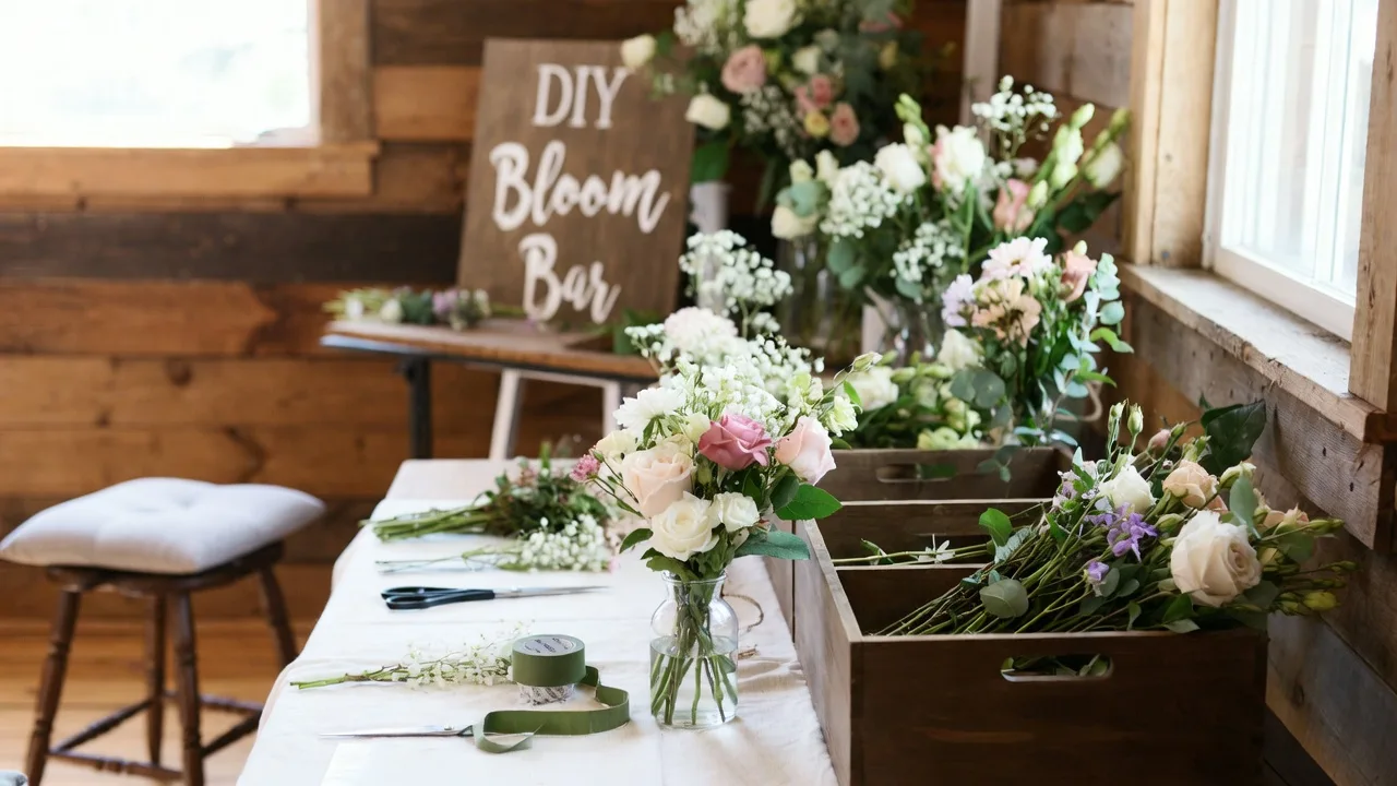DIY Bloom Bar Ideas You Can Pull Off This Weekend | Step-by-Step Guide